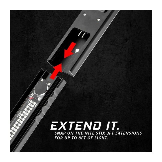 XKGLOW Nite Stix Overhead LED Work Light 3 ft. Extension (Req. Base)