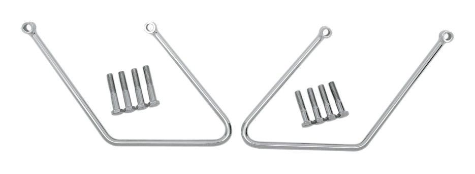 Drag Specialties Saddlebag Support Brackets For Harley Softail 1984-1999 undefined