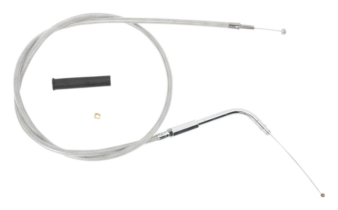 Drag Specialties Stock Length Throttle Cable For Harley 1981-1989 32-1/2"