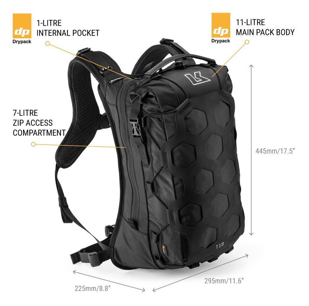 Kriega TRAIL 18 MULTICAM BLK