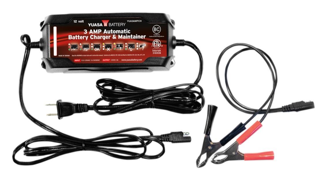Yuasa 3.0 Amp Automatic Battery Charger & Maintainer undefined