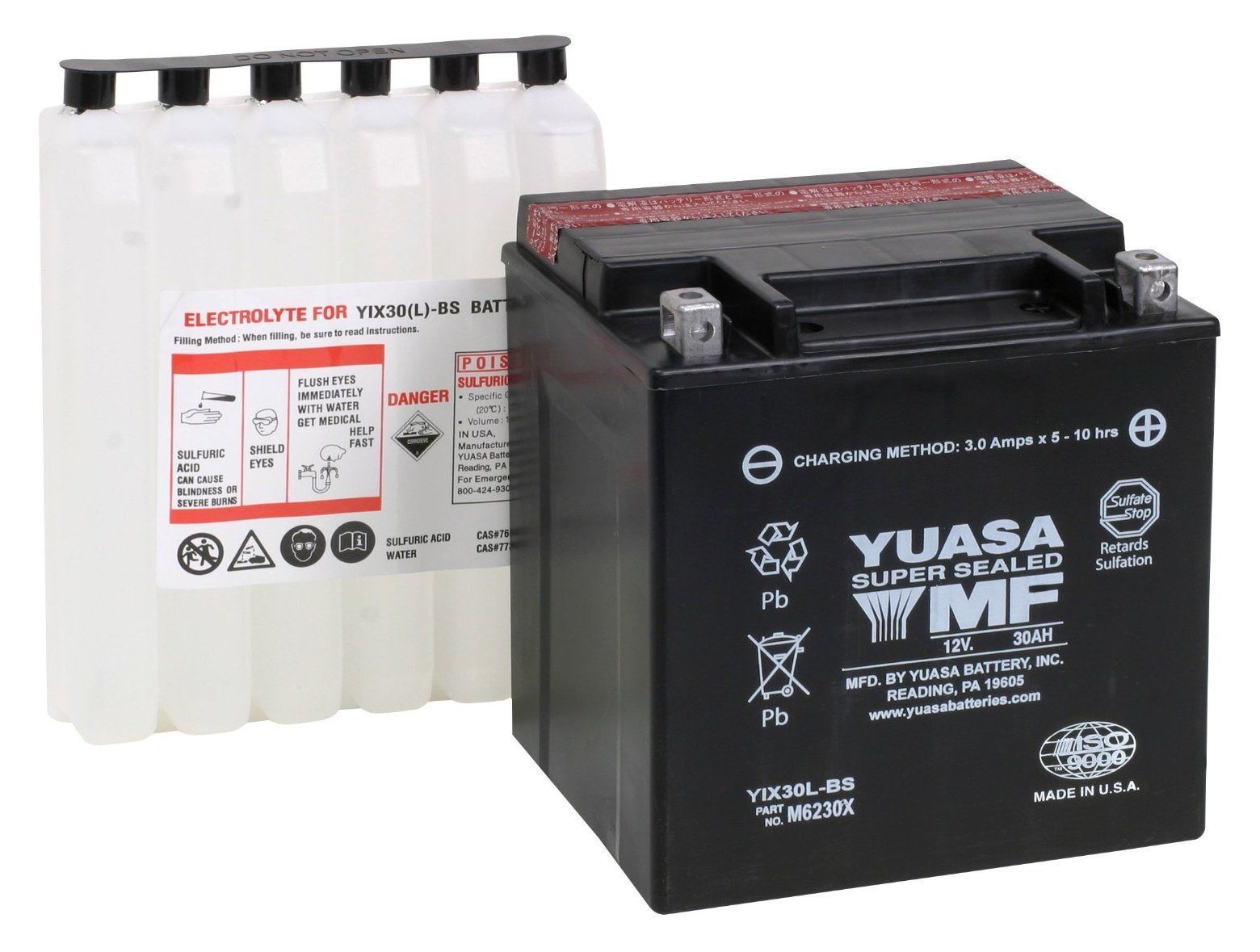 Yuasa YIX30L-BS AGM Battery undefined