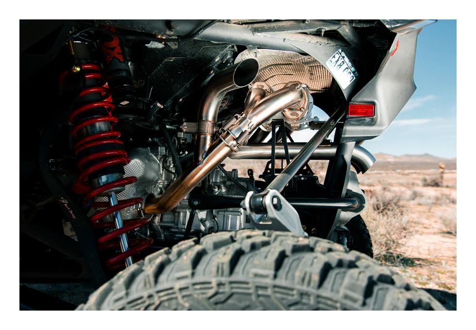Trinity Racing Sidepiece Valved Header Can-Am Maverick R 2024-2026 undefined