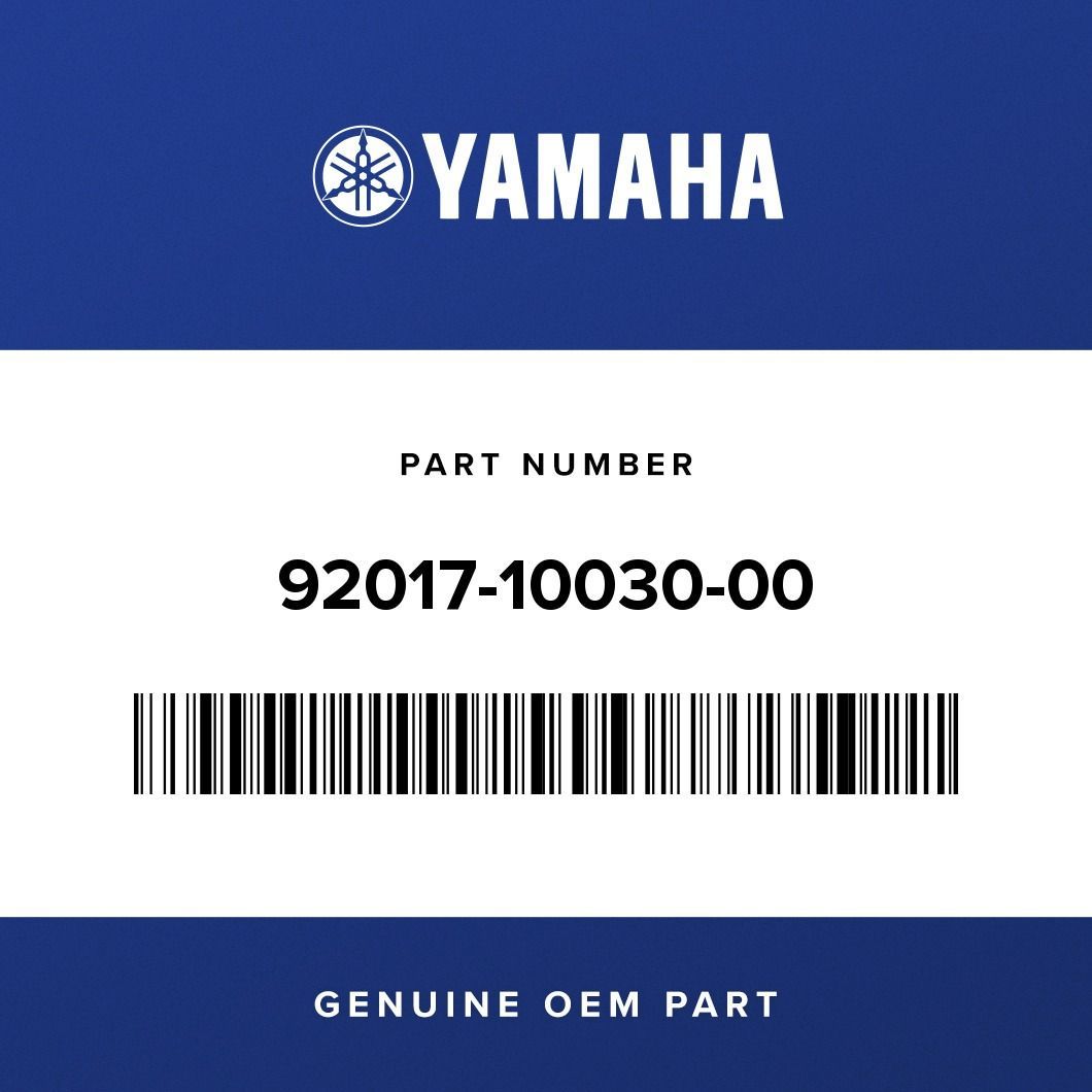 Yamaha BOLT, BUTTON HEAD 92017-10030-00 undefined