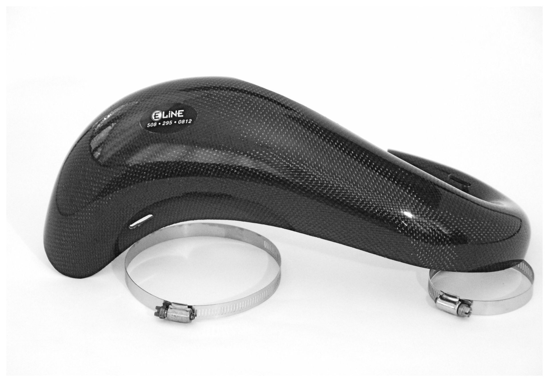 E-Line Carbon Fiber Pipe Guard Beta 200RR 2021-2025 undefined