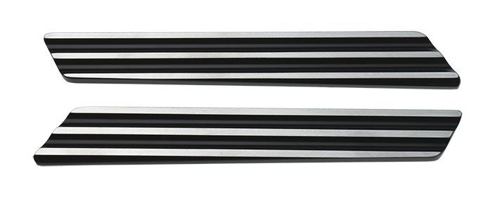 Joker Machine Finned Saddlebag Latch Inserts For Harley Touring 2014-2025 N/A