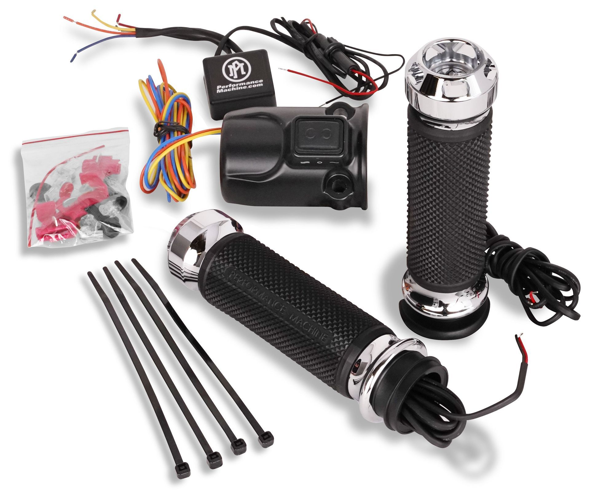 Performance Machine Apex Heated Grips For Harley Road Glide 2015-2024 2015-Up FLTR