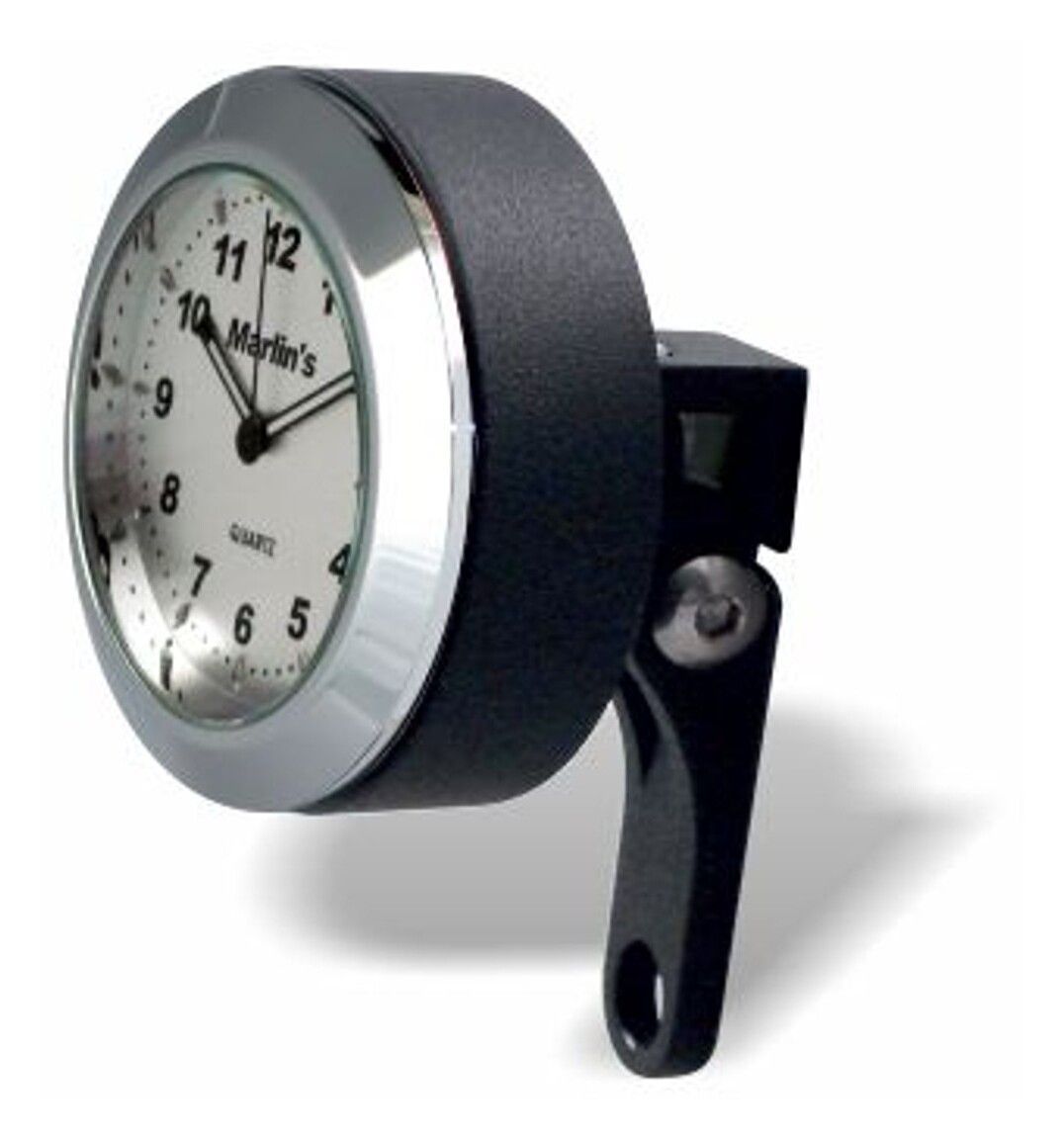 Marlin's Perch Mount Clock / Thermometer For Harley Big Twin / Sportster / V-Rod 1982-2026 undefined