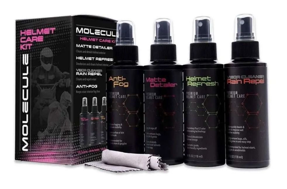 Molecule Matte Helmet Care Kit - 4 Pack undefined