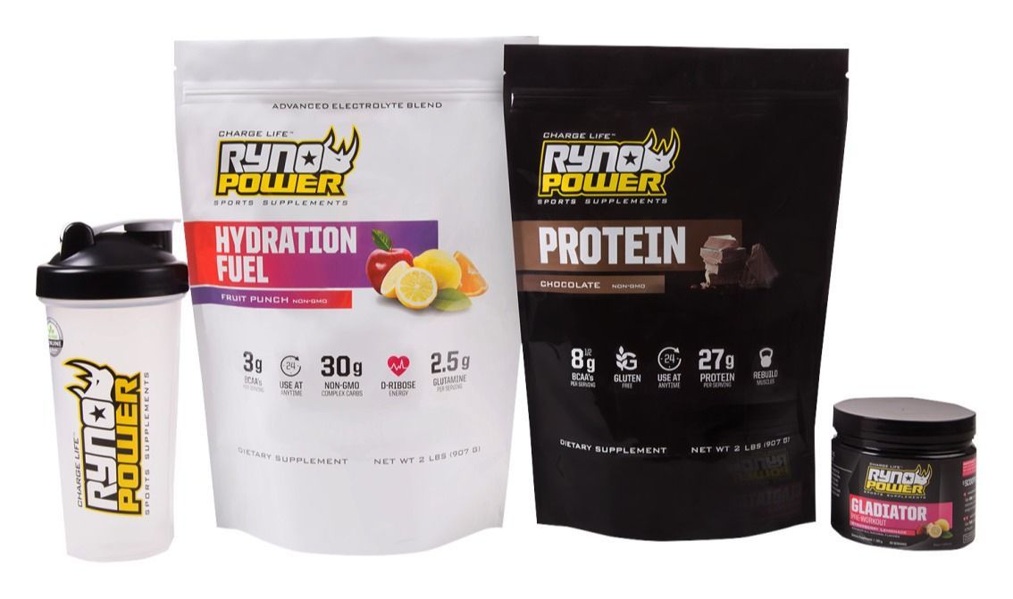Ryno Power Essentials Package Chocolate, Fruit Punch