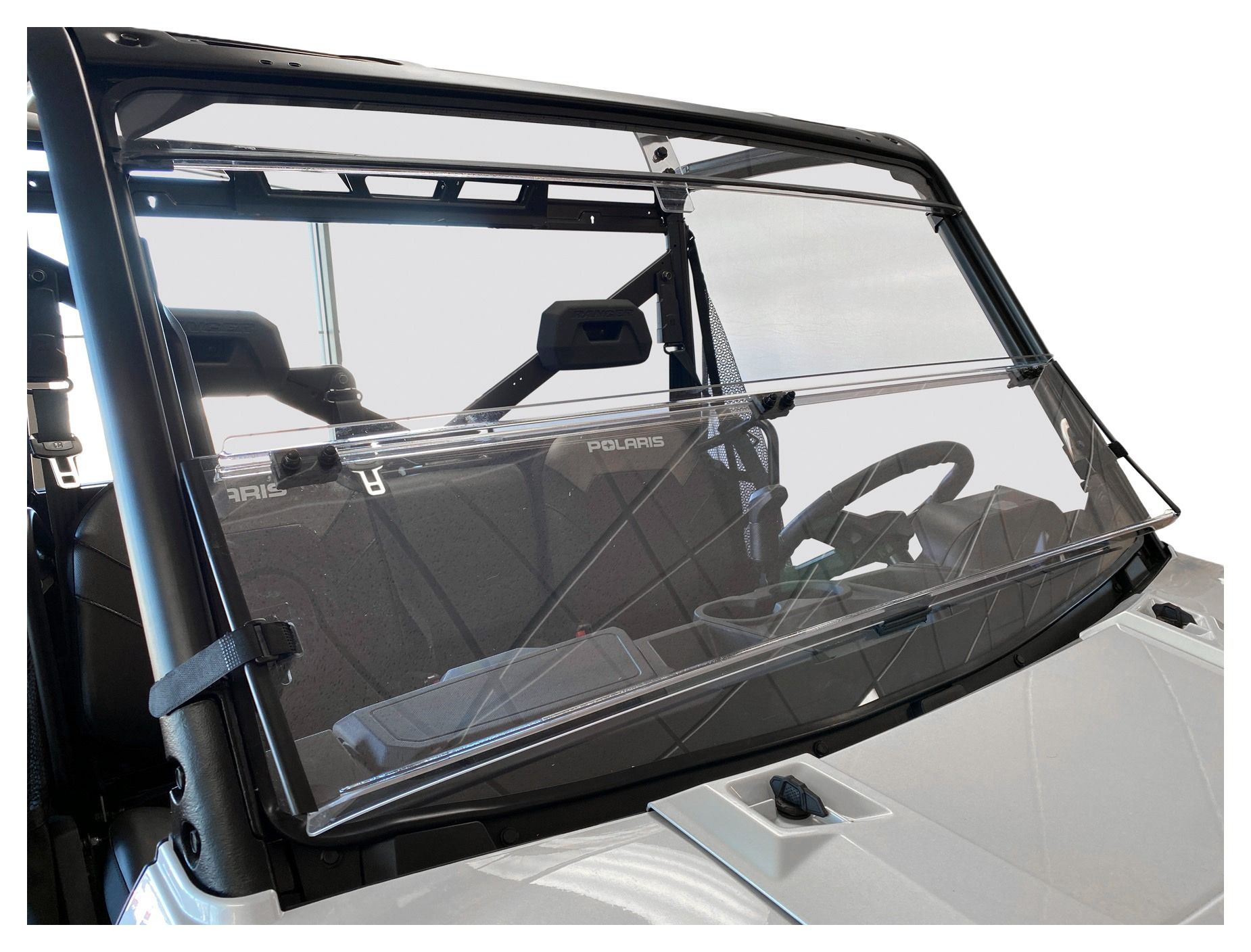 Open Trail Gen 2 Folding Windshield Polaris Ranger XP 900 / XP 1000 / 1000 Diesel / 570 Fullsize 2013-2025 undefined