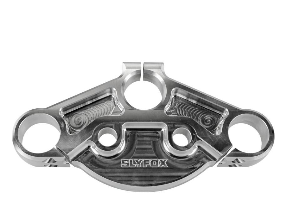 SlyFox Performance 49mm Upper Triple Clamp For Harley Touring N/A