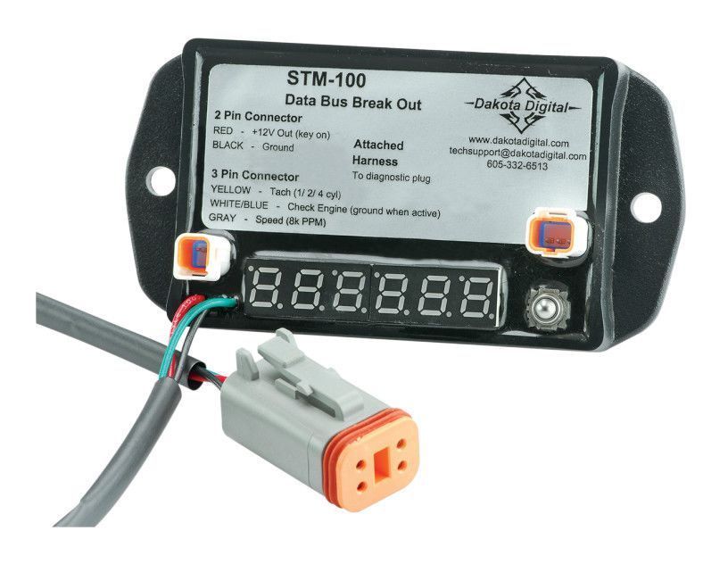 Dakota Digital Aftermarket Speedometer / Tachometer Interface For Harley J1850 Motorcycles undefined