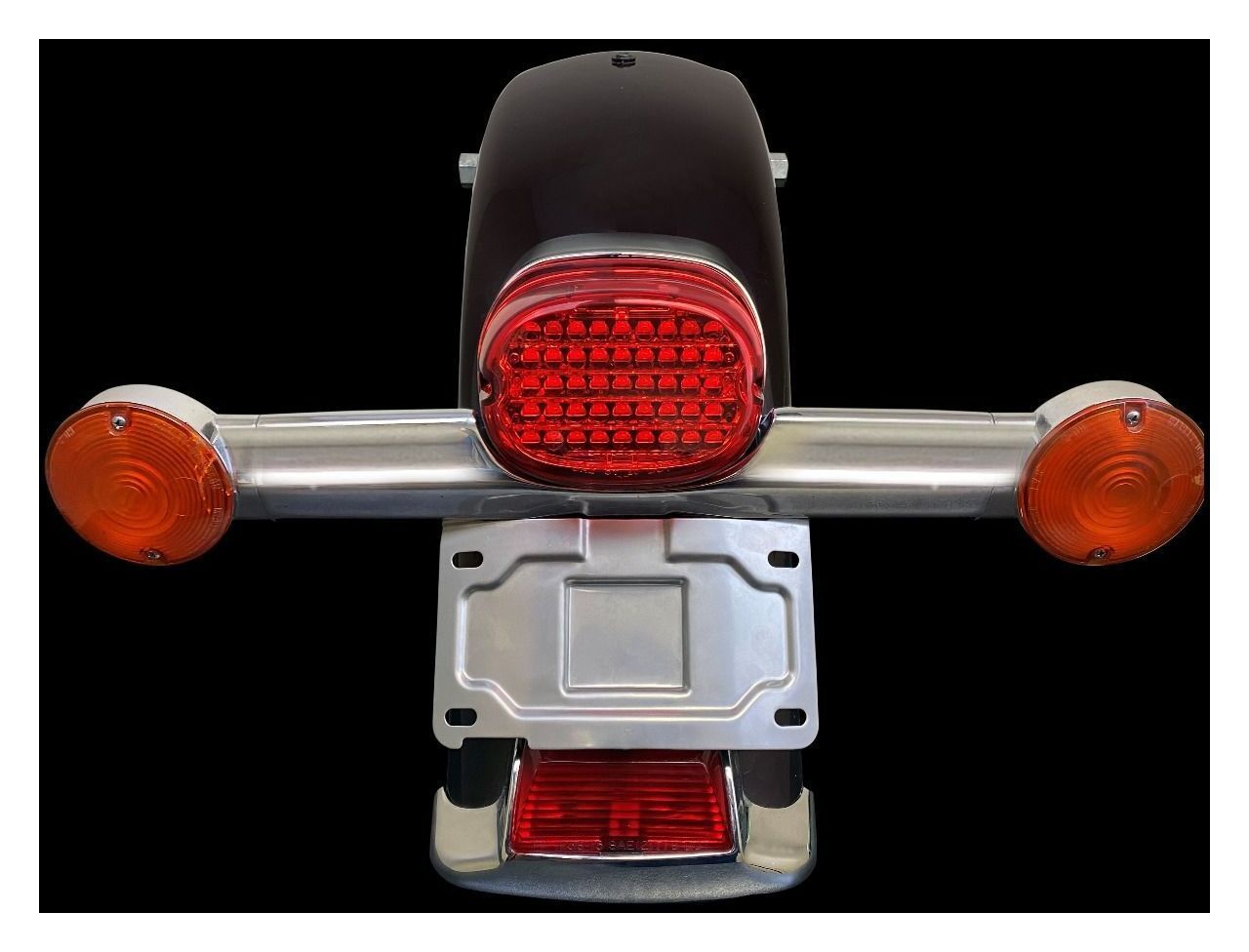 Custom Dynamics License Plate Relocation Kit For Harley Softail / Touring 1986-2017 undefined