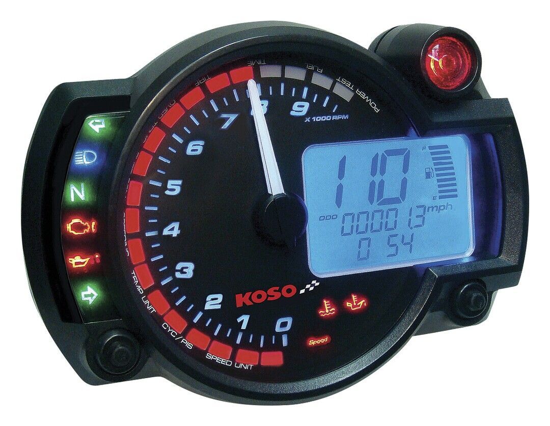 Koso RX-2N GP Style Multi-Function Gauge undefined