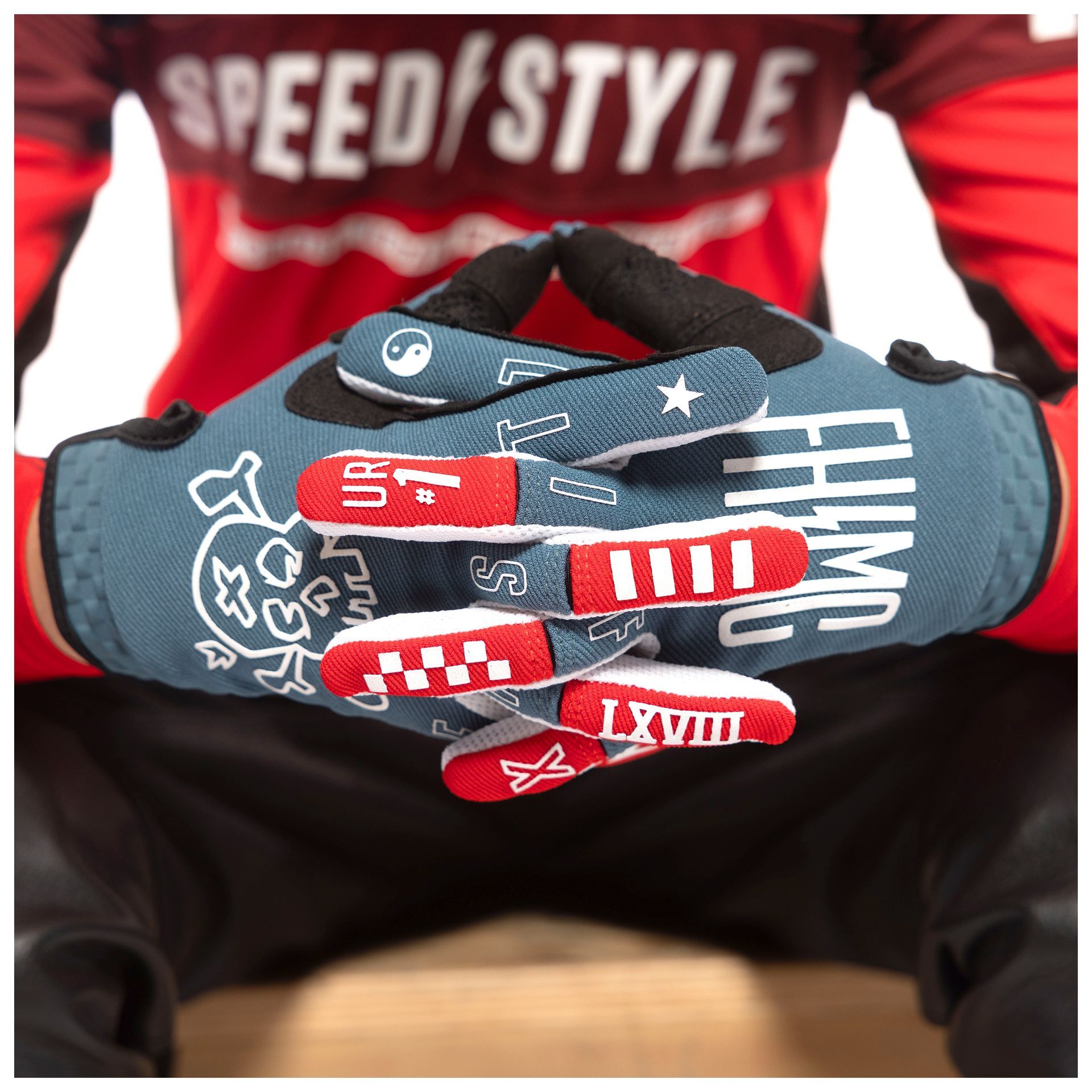 FastHouse YT SPDSTY THEBRD GLOV TEA SM