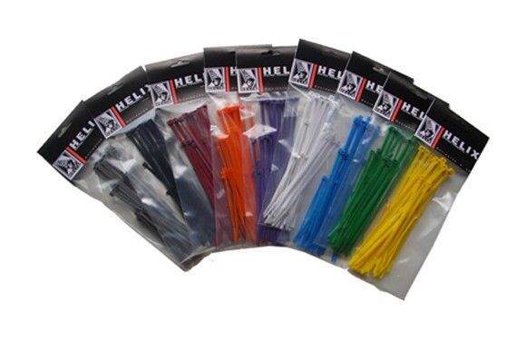 Helix 100 Pack Cable Ties 6"