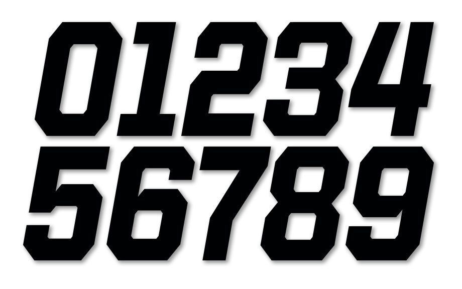 D'COR Visuals Race Series Numbers undefined