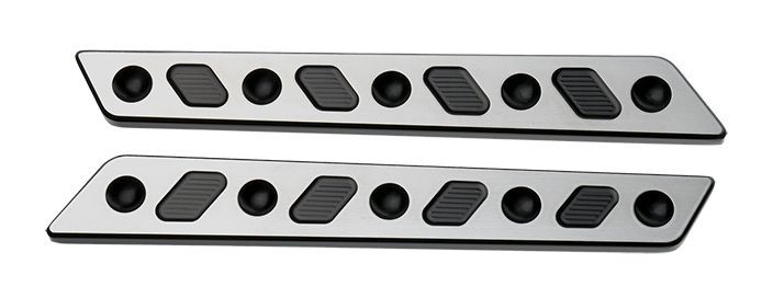 Joker Machine Techno Saddlebag Latch Inserts For Harley Touring 2014-2025 N/A