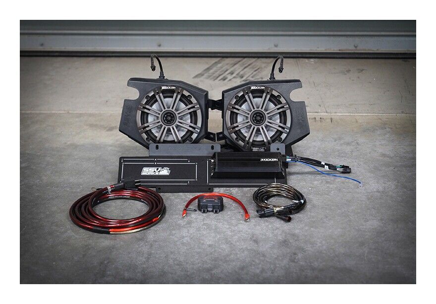 SSV Works Plug-N-Play Kicker 2 Speaker Kit for Ride Command Polaris RZR XP Turbo / S undefined