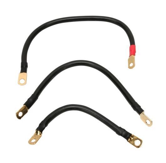 Terry Components Heavy Duty Battery Cables For Harley Dyna 1991-2005 undefined