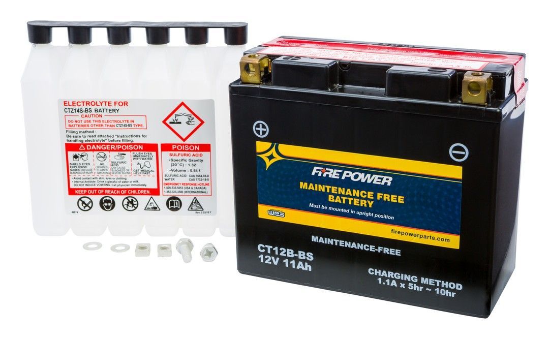 Fire Power Maintenance Free Battery CT12B-BS undefined