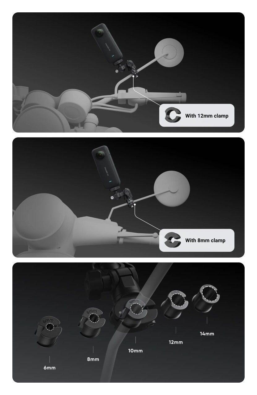 INSTA360 REAR VIEW MIRROR MOUNT