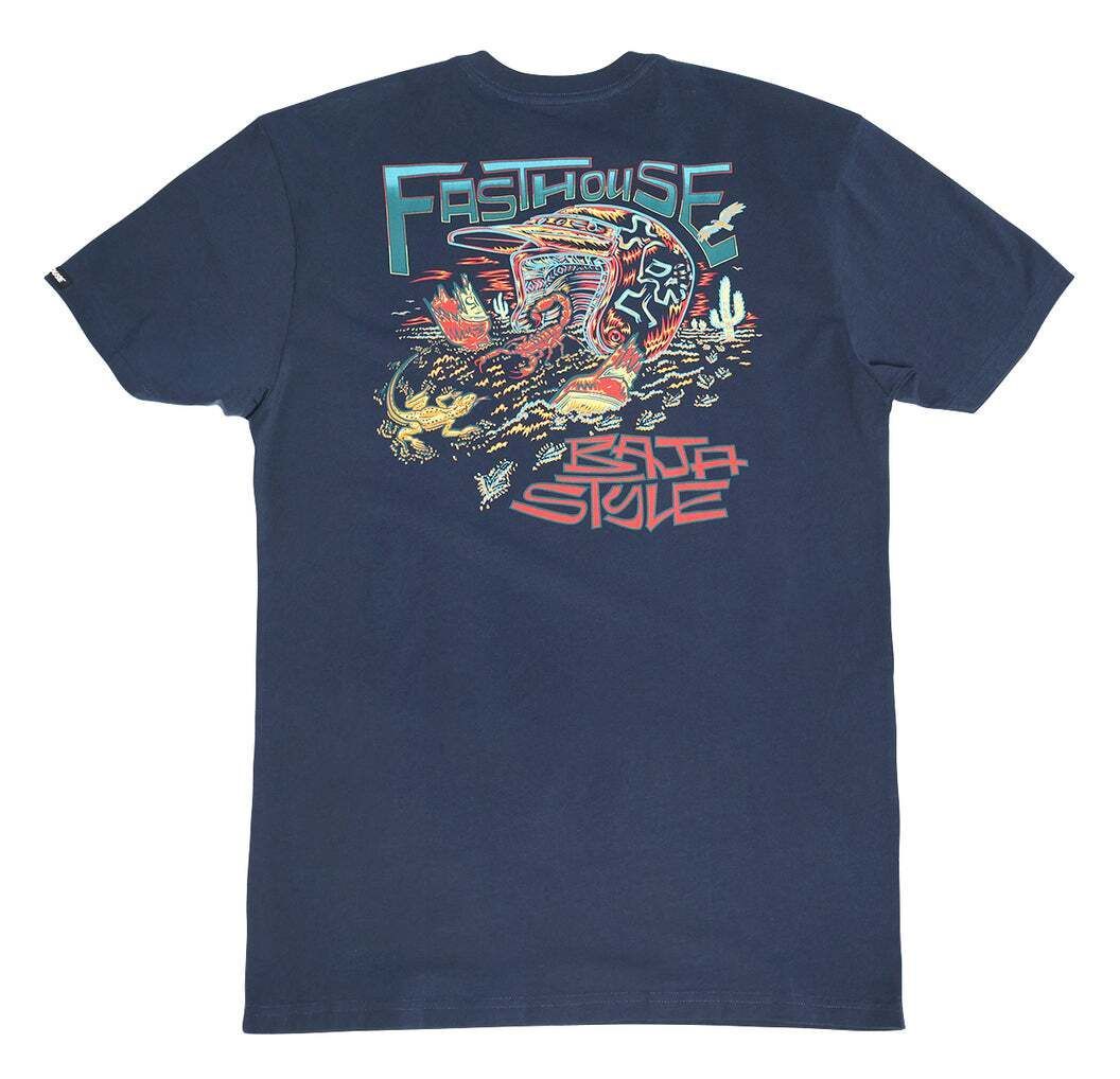 FastHouse BAJA STYLE SS TEE NAVY MD