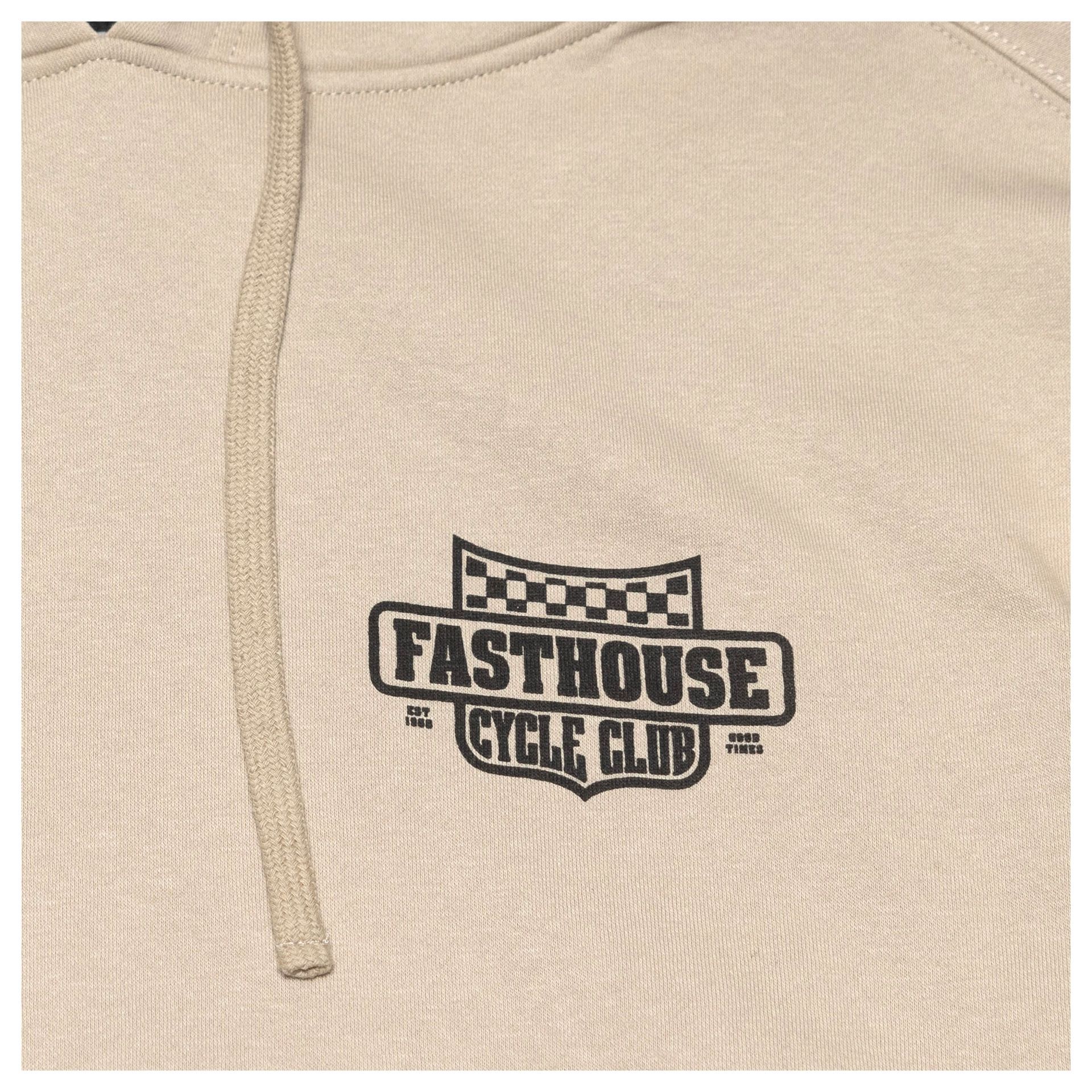 FastHouse KREST HOOD PULLOVER SAND 2X