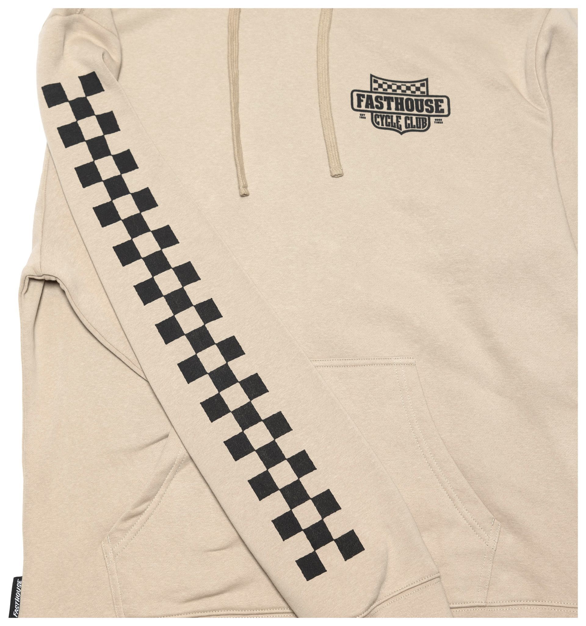 FastHouse KREST HOOD PULLOVER SAND 2X