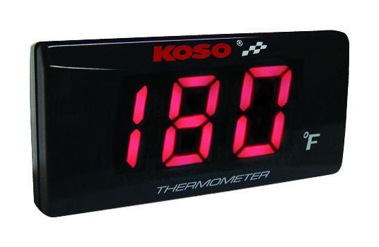 Koso Super Slim Gauges Temperature