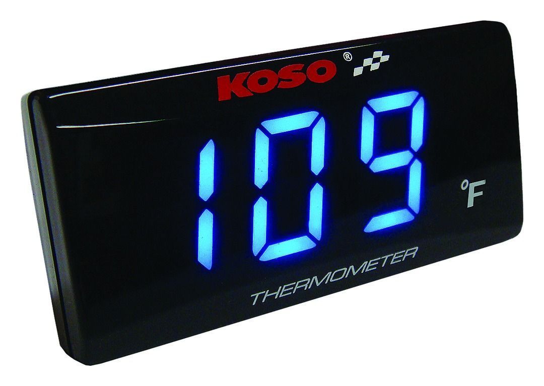 Koso Super Slim Gauges Temperature
