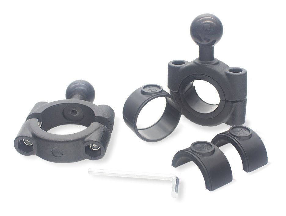 RidePower Articulating Ball Handlebar Mount 1-1/8" / 1-1/4" / 1-1/2" Bars