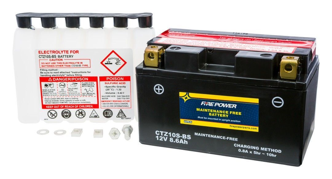 Fire Power Maintenance Free Battery CTZ10S-BS undefined