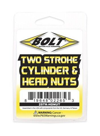 Bolt Hardware 2 Stroke Cylinder & Head Nut Kit undefined