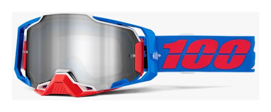 100% Armega Goggles - Mirrored Lens - Closeout