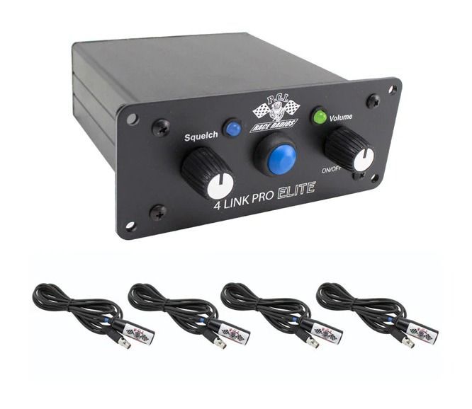 PCI Race Radios 4 Link Pro Elite Intercom 4 Bluetooth Intercom