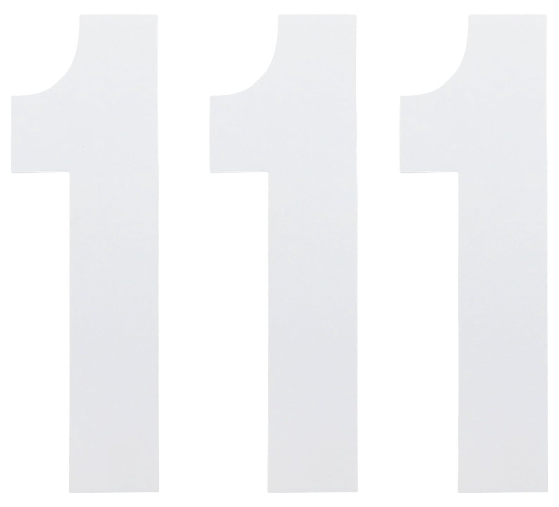 Factory Effex Standard Number One Sticker undefined