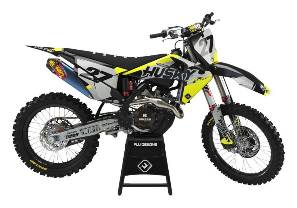 FLU Designs PTS 6 Graphics Kit Husqvarna 125cc-501cc 2016-2019 undefined