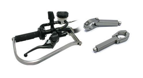 Zeta Handguard Handlebar Clamps 7/8" Long Length