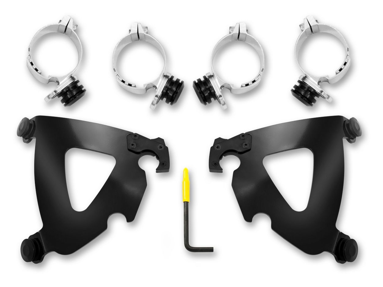 Memphis Shades Road Warrior Trigger Lock Mount Kit For Harley 2006-2025 N/A