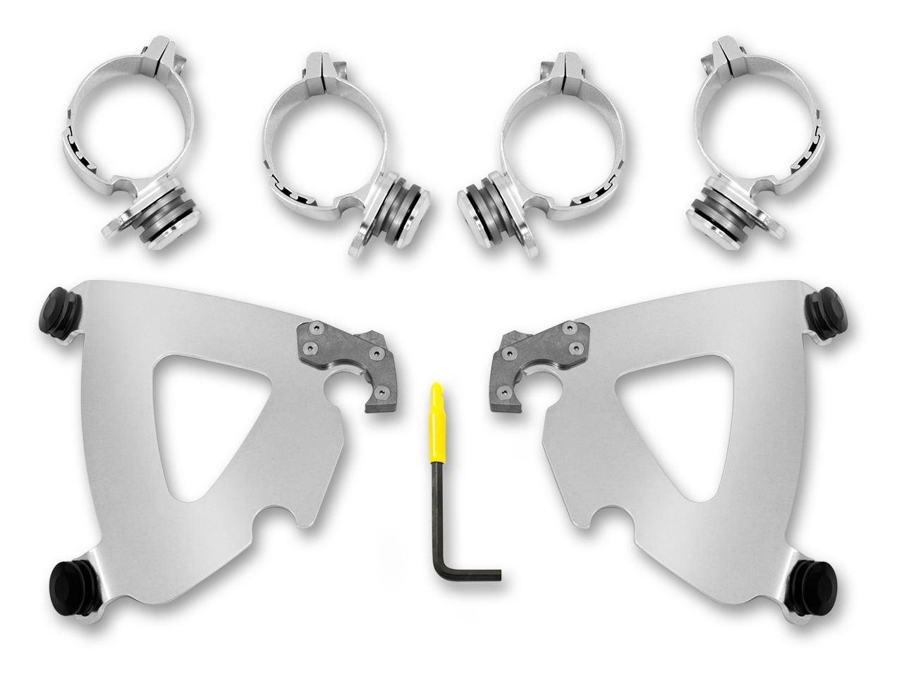 Memphis Shades Road Warrior Trigger Lock Mount Kit For Harley 2006-2025 N/A