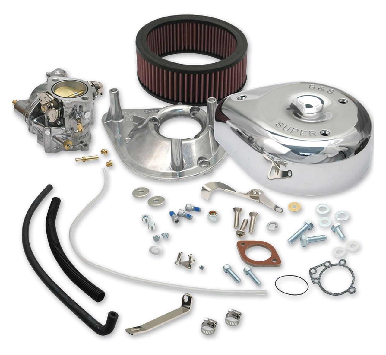 S&S Cycle Super E Shorty Super Carburetor Kits For Harley 1966-1984 undefined