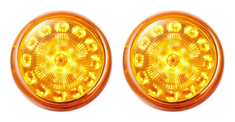 Custom Dynamics ProBEAM LED Front Turn Signal Inserts For Harley 2000-2025 undefined