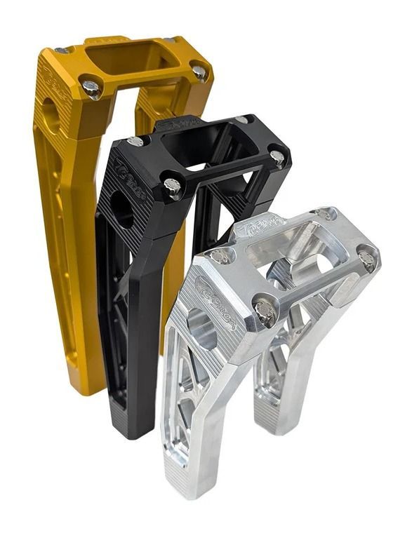 TC Bros Pro Series Pullback Truss Digital Gauge Risers For Harley undefined