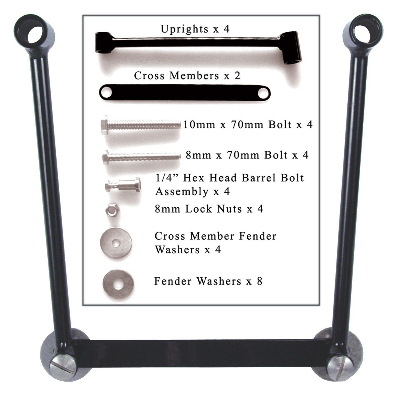 Willie & Max Universal Saddlebag Mount Kit undefined