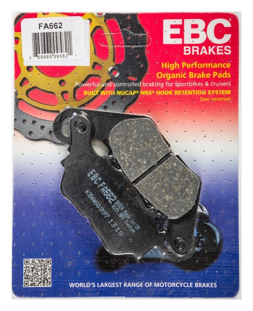 EBC FA662 Organic Rear Brake Pads undefined
