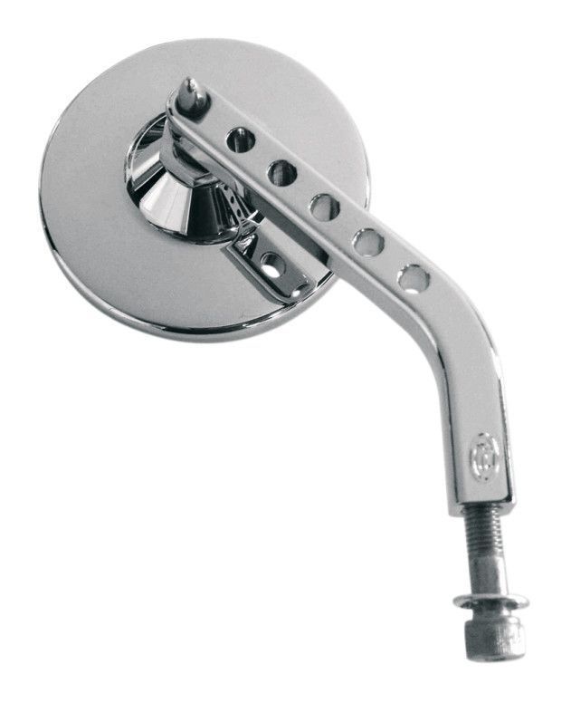Joker Machine Viewtech 7 Round Mirror For Harley - Chrome