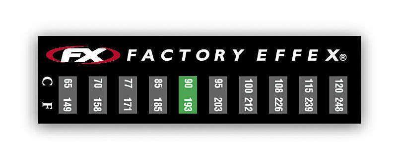 Factory Effex Temperature Stickers undefined