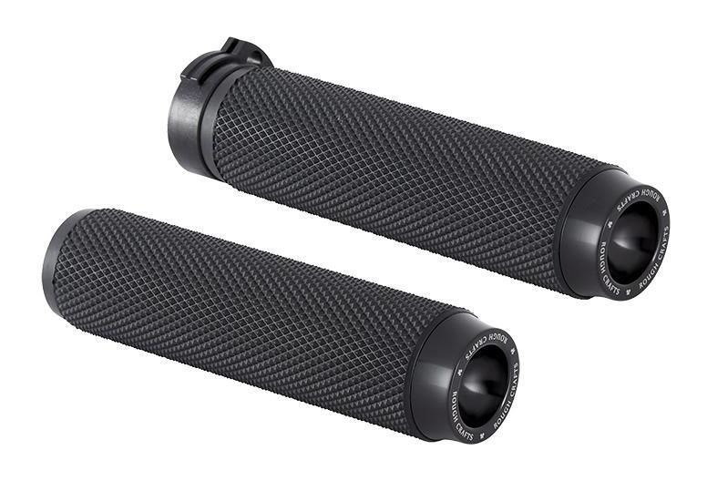 Rough Crafts Grips For Harley With Dual Cable Throttle Cable Throttle